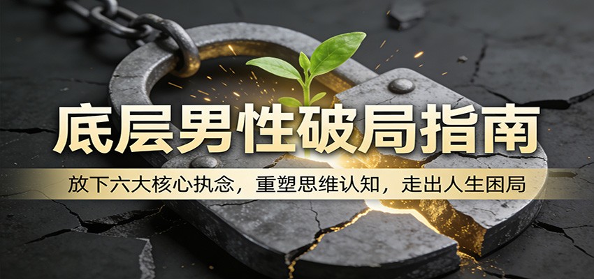 底层男性破局指南：放下六大核心执念，重塑思维认知，走出人生困局 - 星辰网创 - 网创副业项目资源站-星辰网创 - 网创副业项目资源站