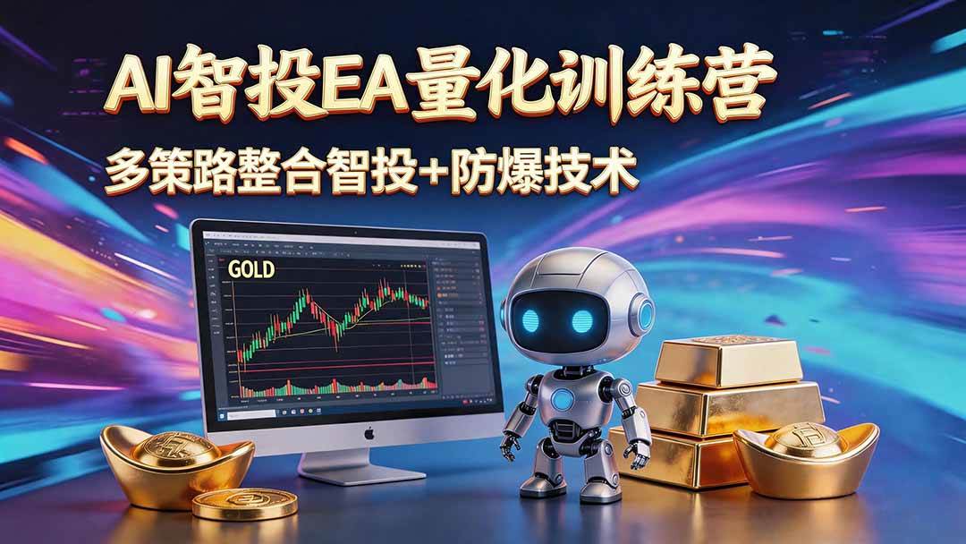 (18880期)AI智投EA量化运营技术,自动化黄金操盘技术,小白也可以轻松上手日入1000+-星辰网创 - 网创副业项目资源站