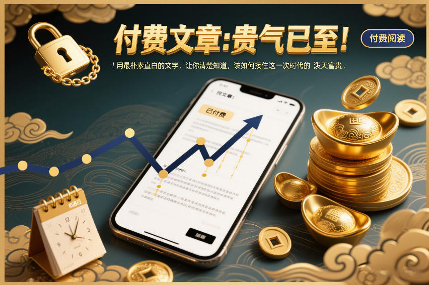 付费文章:贵气已至!用最朴素直白的文字,让你清楚知道,该如何接住这一次时代的泼天富贵