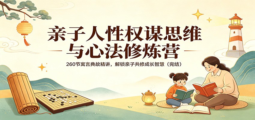 亲子人性权谋思维与心法修炼营：260节寓言典故精讲，解锁亲子共修成长智慧（完结） - 星辰网创 - 网创副业项目资源站-星辰网创 - 网创副业项目资源站