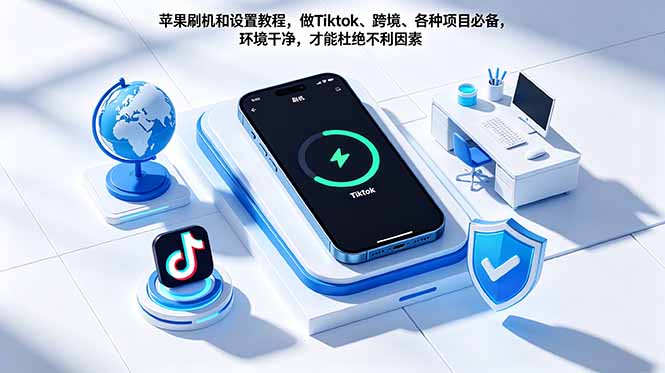 苹果刷机和设置教程,做Tiktok、跨境、各种项目必备,环境干净,才能杜绝不利因素-星辰网创 - 网创副业项目资源站