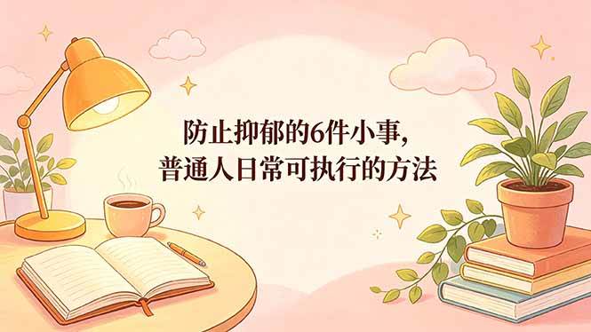 （18385期）付费文章：防止抑郁的6件小事，普通人日常可执行的方法 - 星辰网创 - 网创副业项目资源站-星辰网创 - 网创副业项目资源站