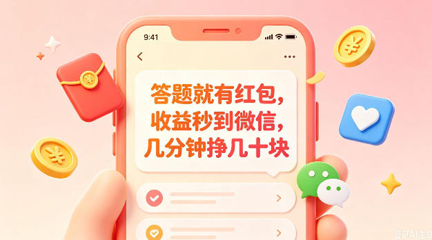 答题就有红包，收益秒到微信，几分钟挣几十块，学生党上班族宝妈都可以玩【揭秘】 - 星辰网创 - 网创副业项目资源站-星辰网创 - 网创副业项目资源站
