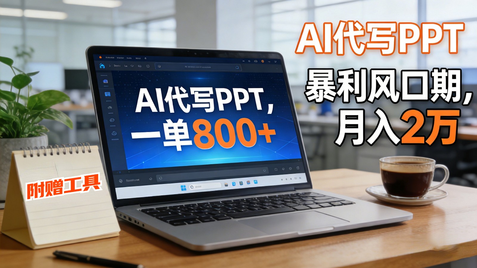 AI 代写做 PPT！一单狂赚 800+，风口期月入 2 万(工具 + 提示词直接送) - 星辰网创 - 网创副业项目资源站-星辰网创 - 网创副业项目资源站