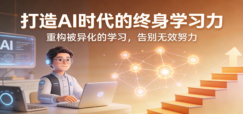 打造AI时代的终身学习力:重构被异化的学习,告别无效努力-星辰网创 - 网创副业项目资源站