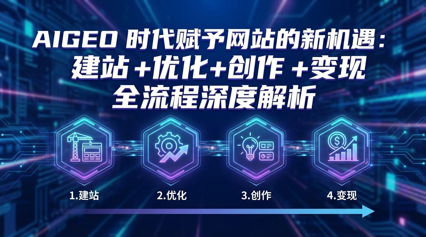 AIGEO+时代赋予网站的新机遇：建站+优化+创作+变现+全流程深度解析 - 星辰网创 - 网创副业项目资源站-星辰网创 - 网创副业项目资源站