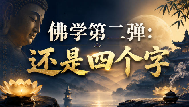 付费文章:佛学第二弹:还是四个字-星辰网创 - 网创副业项目资源站