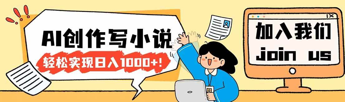 (17822期)26年最新风口项目AI工具创作写小说,轻松实现日入1000+-星辰网创 - 网创副业项目资源站