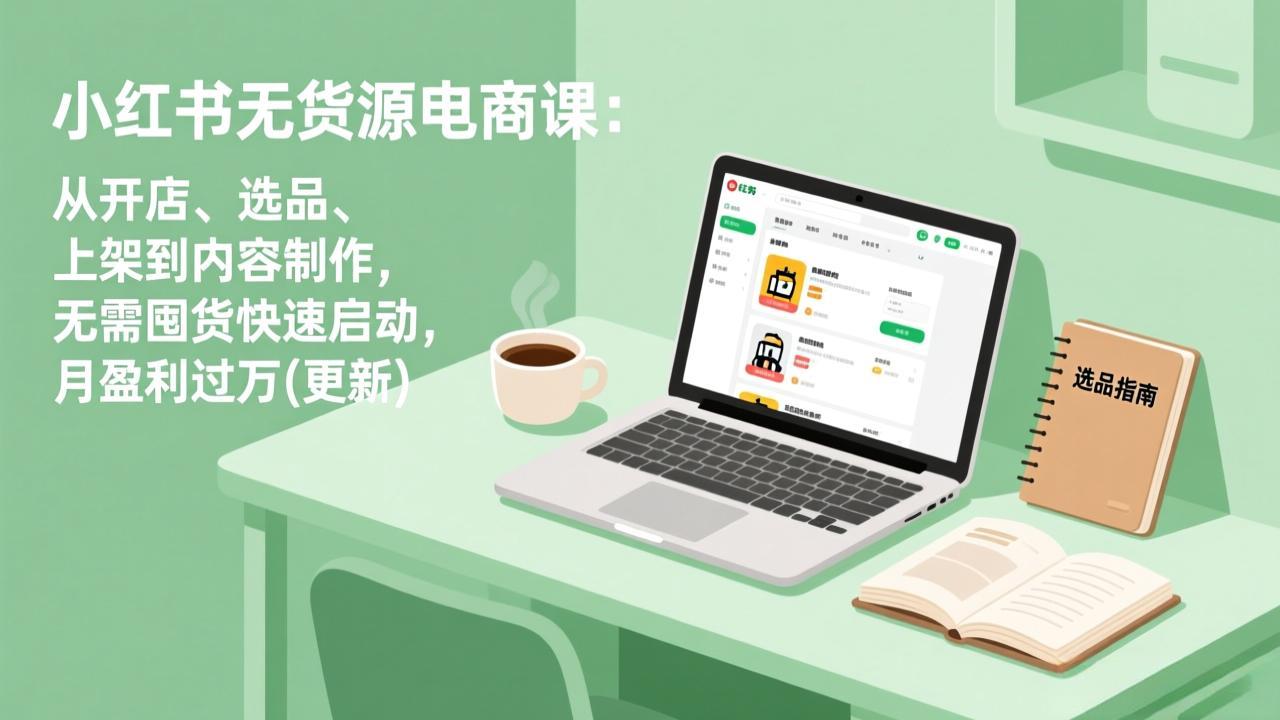 小红书无货源电商课(3月更新-星辰网创 - 网创副业项目资源站