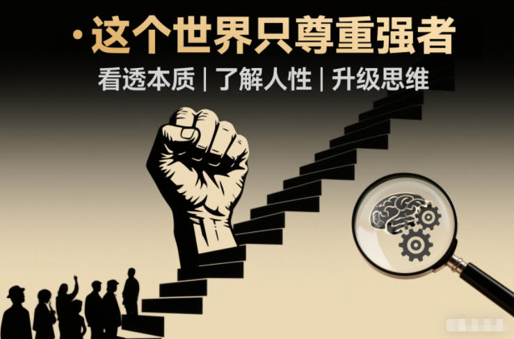 开悟1.0:这个世界只尊重强者,看透本质-了解人性-升级思维