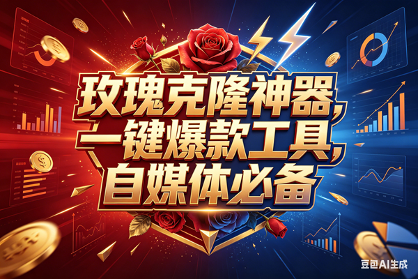 (18190期)玫瑰克隆,一键爆款工具,ai智能体,自媒体神器,50多个功能的教程-星辰网创 - 网创副业项目资源站
