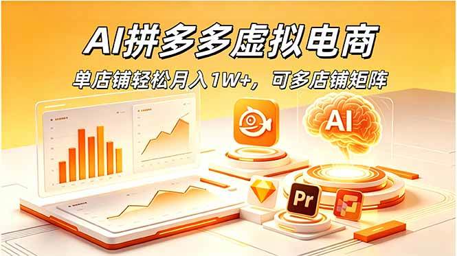 (18987期)AI拼多多虚拟电商,单店铺轻松月入1W+,可多店铺矩阵-星辰网创 - 网创副业项目资源站