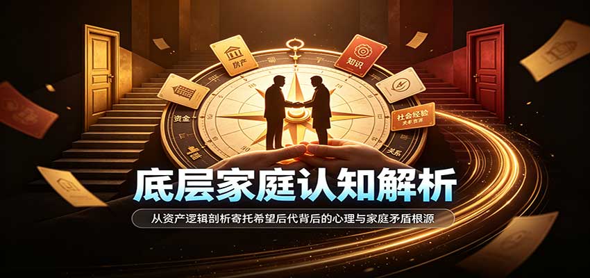 底层家庭认知解析:从资产逻辑剖析寄托希望后代背后的心理与家庭矛盾根源-星辰网创 - 网创副业项目资源站