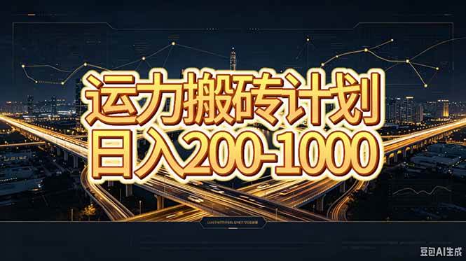 （20283期）运力搬砖，风口项目。当日收益稳定200-1000。 每天仅需一小时，新人轻松上手。 - 星辰网创 - 网创副业项目资源站-星辰网创 - 网创副业项目资源站