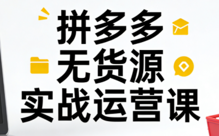 子枫老师·拼多多无货源实战运营课(更新12月) - 星辰网创 - 网创副业项目资源站-星辰网创 - 网创副业项目资源站