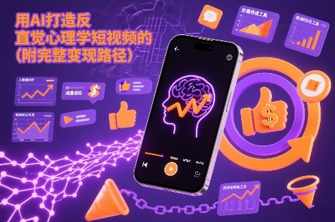 用AI打造“反直觉”心理学短视频的流量密码(附完整变现路径)-星辰网创 - 网创副业项目资源站