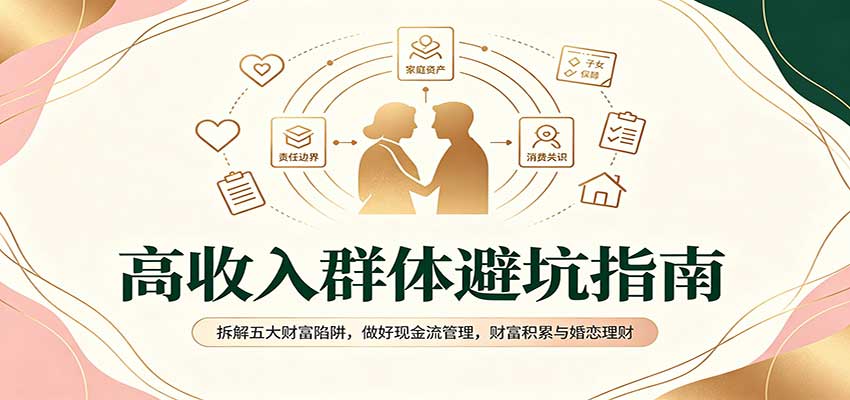 高收入群体避坑指南：拆解五大财富陷阱，做好现金流管理，财富积累与婚恋理财 - 星辰网创 - 网创副业项目资源站-星辰网创 - 网创副业项目资源站