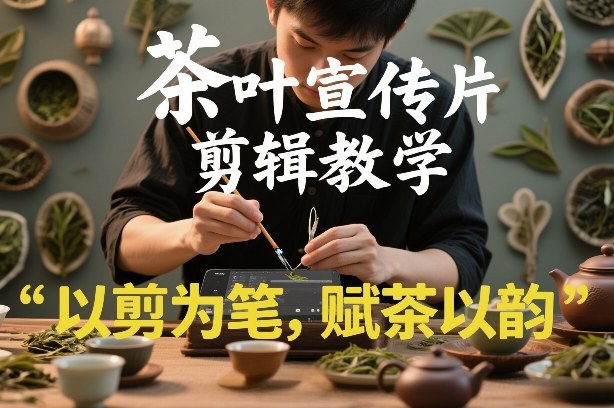 茶叶宣传片剪辑教学,以剪为笔,赋茶以韵,新手也能拍出高级感-星辰网创 - 网创副业项目资源站