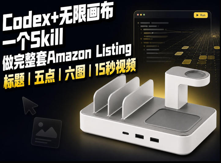 我用一个Codex Skill做完Amazon Listing:标题、五点、六图和视频全流程-星辰网创 - 网创副业项目资源站