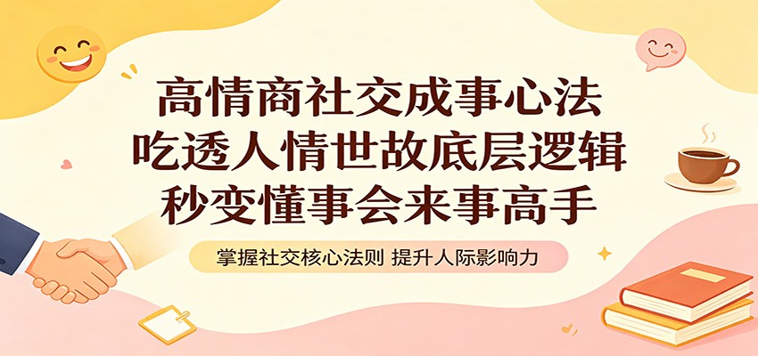 高情商社交成事心法：吃透人情世故底层逻辑，秒变懂事会来事高手 - 星辰网创 - 网创副业项目资源站-星辰网创 - 网创副业项目资源站
