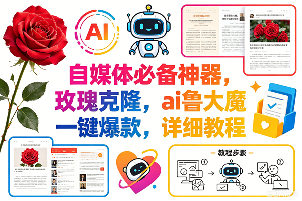 (18441期)玫瑰克隆神器,一键ai大魔,爆款工具,自媒体必备,60多个功能的详细教程-星辰网创 - 网创副业项目资源站