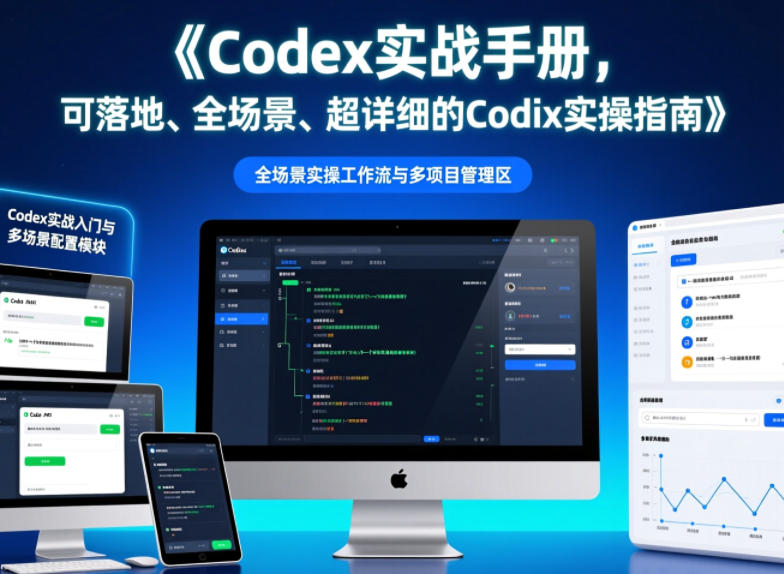 Codex实战手册,可落地、全场景、超详细的Codex实操指南-星辰网创 - 网创副业项目资源站