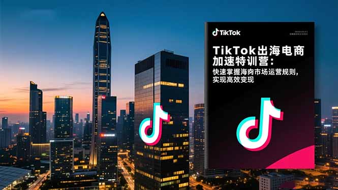 TikTok出海电商加速特训营:快速掌握海外市场运营规则,实现高效变现-星辰网创 - 网创副业项目资源站