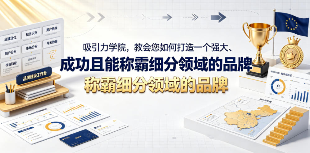 吸引力学院,教会您如何打造一个强大、成功且能称霸细分领域的品牌!【原创双语字幕】-星辰网创 - 网创副业项目资源站