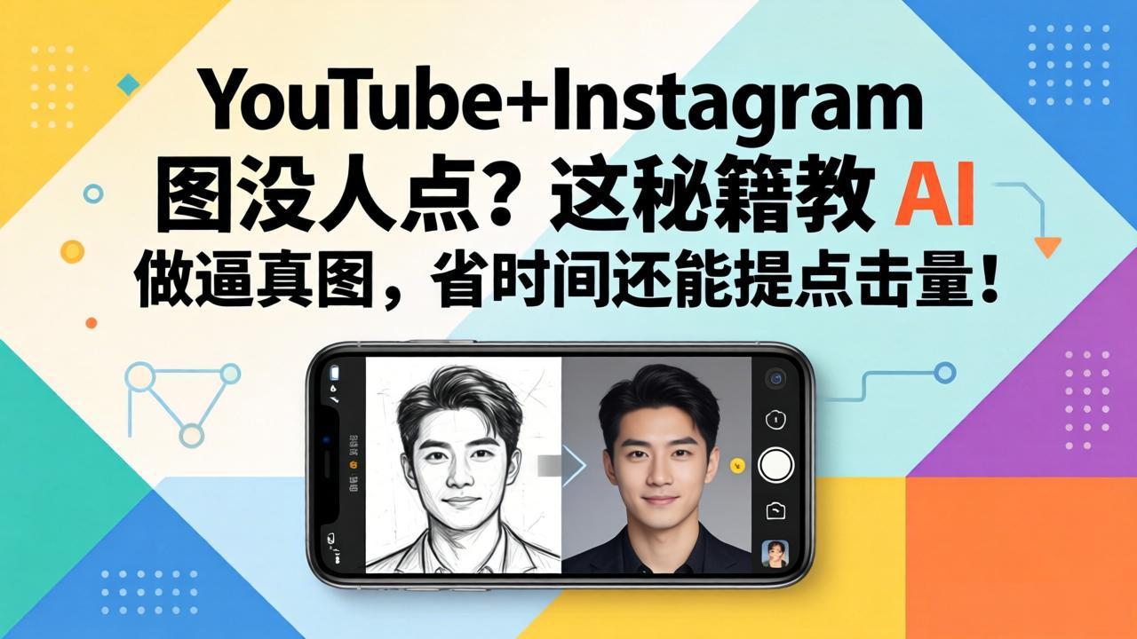 YouTube+Instagram图没人点?这秘籍教 AI 做逼真图,省时间还能提点击量-星辰网创 - 网创副业项目资源站