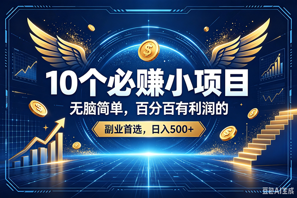 （19192期）15个必赚的小项目，百分百赚元子的，无脑简单，副业首选，日入500+ - 星辰网创 - 网创副业项目资源站-星辰网创 - 网创副业项目资源站