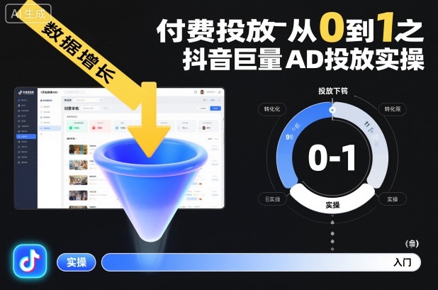 ‌‬‌‍⁤⁣⁤⁢⁤‍‬‬⁤⁣‍‬⁤⁡⁣⁡‌‍⁤⁣‍⁣‌⁢⁢⁡‍⁣⁡付费投放从0到1之抖音巨量AD投放实操 - 星辰网创 - 网创副业项目资源站-星辰网创 - 网创副业项目资源站