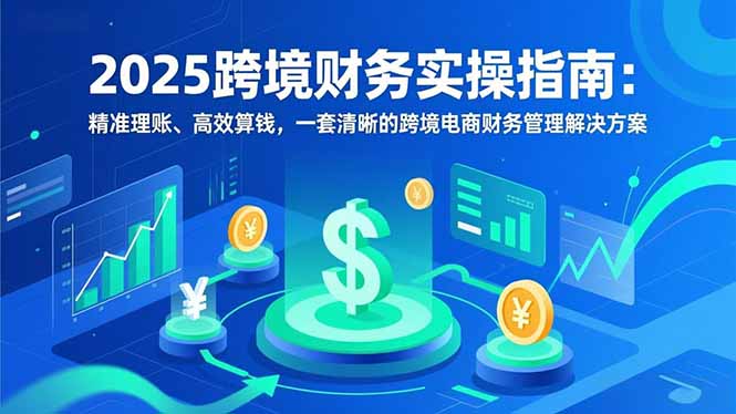 2025跨境财务实操指南:精准理账、高效算钱,一套清晰的跨境电商财务管理解决方案-星辰网创 - 网创副业项目资源站