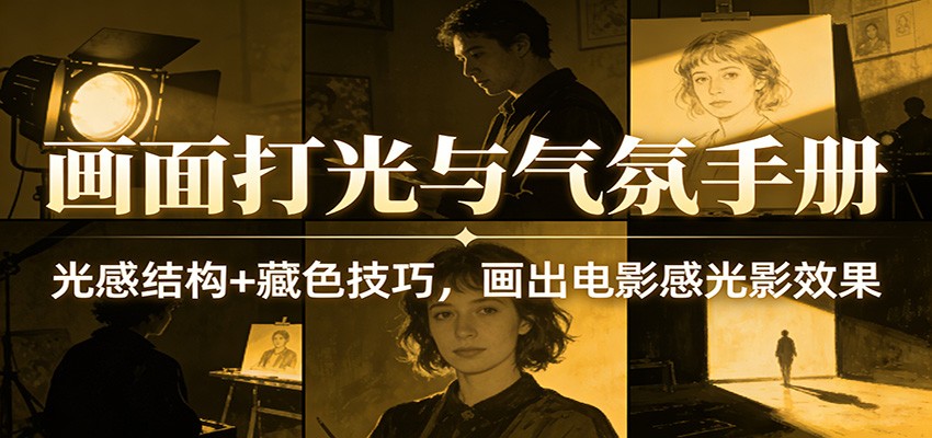 画面打光与气氛手册:光感结构+藏色技巧,画出电影感光影效果 画面打光与气氛手册:光感结构+藏色技巧,画出电影感光影效果