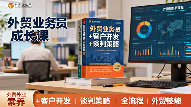 外贸业务员成长课：职业素养+客户开发+谈判策略、掌握全流程外贸技能-星辰网创 - 网创副业项目资源站
