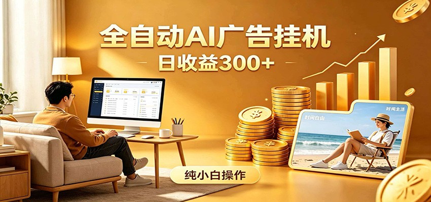 AI风口项目，全程解放双手，后台自动运行赚取收益，每天稳定收益300+ - 星辰网创 - 网创副业项目资源站-星辰网创 - 网创副业项目资源站