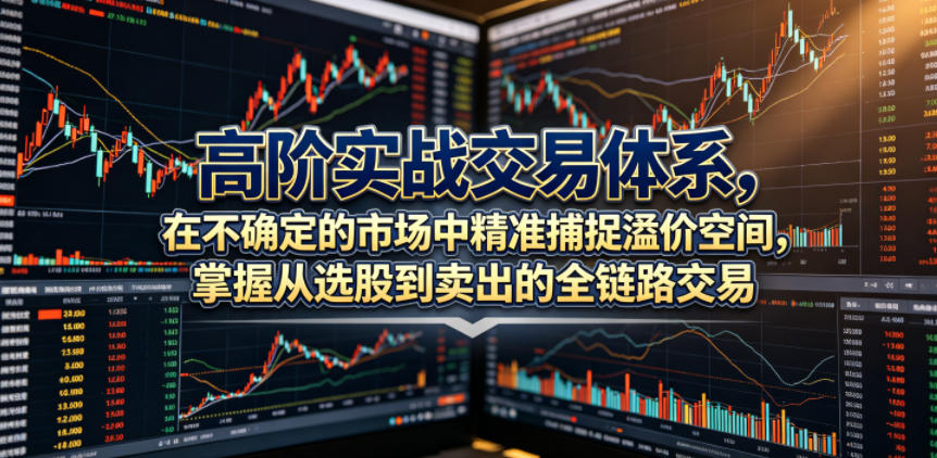 高阶实战交易体系,在不确定的市场中精准捕捉溢价空间,掌握从选股到卖出的全链路交易心法(更新6月)-星辰网创 - 网创副业项目资源站