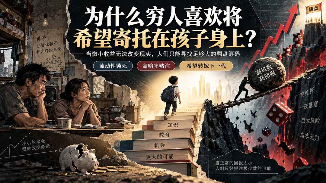 (20318期)社群精品文章:为什么穷人喜欢将希望寄托在孩子身上?-星辰网创 - 网创副业项目资源站