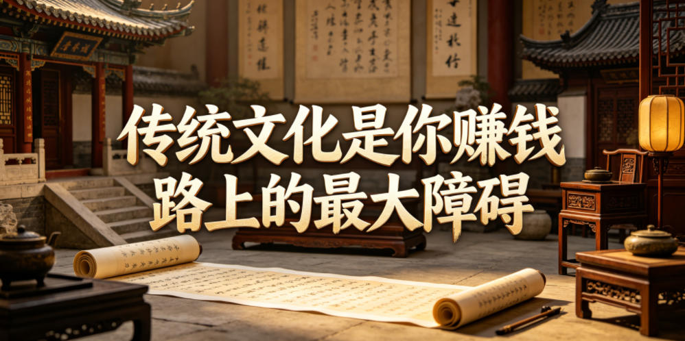 付费文章:传统文化是你賺钱路上的最大障碍-星辰网创 - 网创副业项目资源站