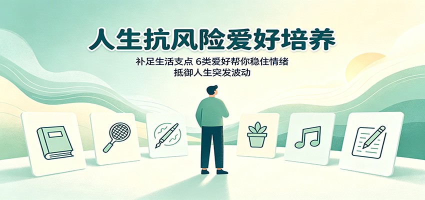 人生抗风险爱好培养:补足生活支点,6类爱好帮你稳住情绪,抵御人生突发波动-星辰网创 - 网创副业项目资源站