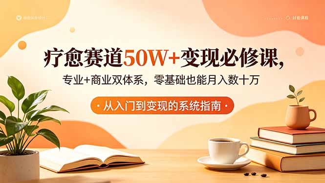 疗愈赛道50W+变现必修课,专业+商业双体系,零基础也能月入数十万-星辰网创 - 网创副业项目资源站