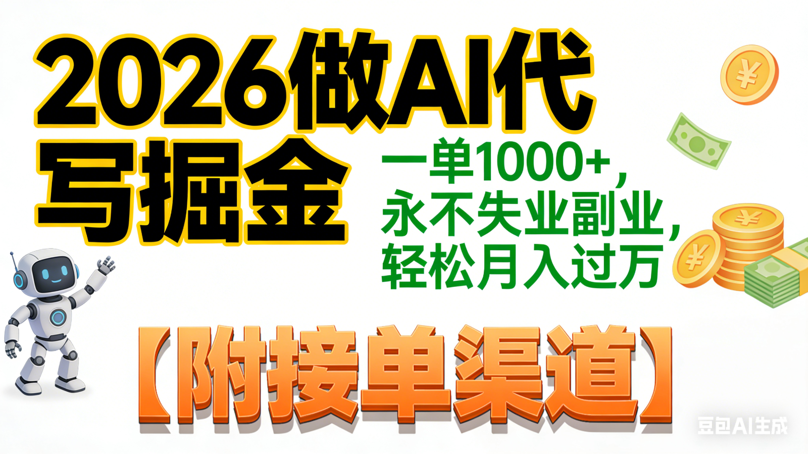 2026做AI代写掘金，一单1000+，永不失业副业，轻松月入过万,【附接单渠道】 - 星辰网创 - 网创副业项目资源站-星辰网创 - 网创副业项目资源站