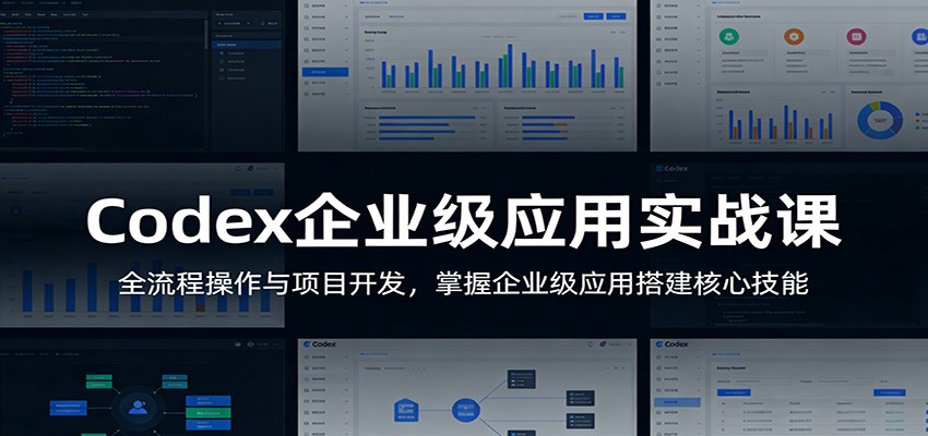 Codex企业级应用实战课：全流程操作与项目开发，掌握企业级应用搭建核心技能 - 星辰网创 - 网创副业项目资源站-星辰网创 - 网创副业项目资源站