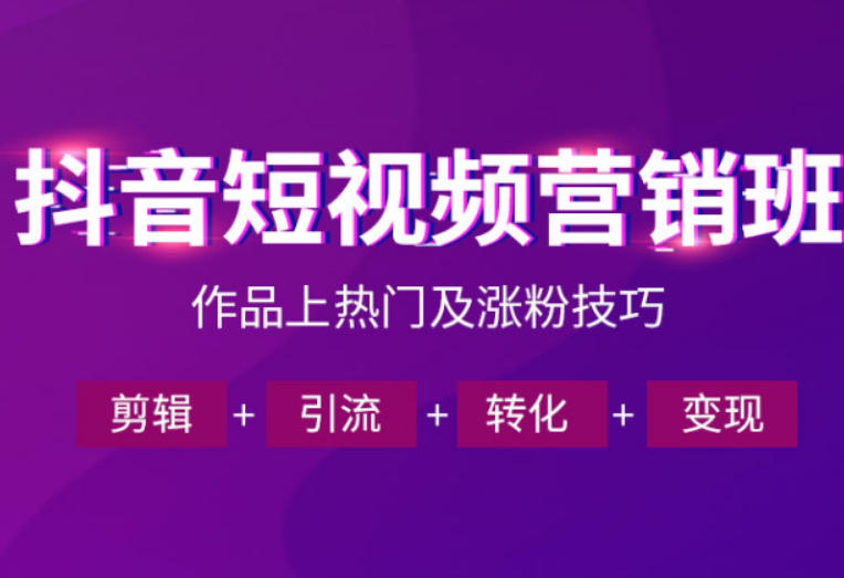 抖音短视频运营班,一门课学会作品上热门及涨粉技巧,引流转化剪辑变现(2026年5月)-星辰网创 - 网创副业项目资源站