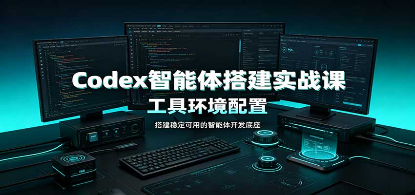 Codex智能体搭建实战课:工具环境配置,自定义技能开发,多业务自动化教学-星辰网创 - 网创副业项目资源站
