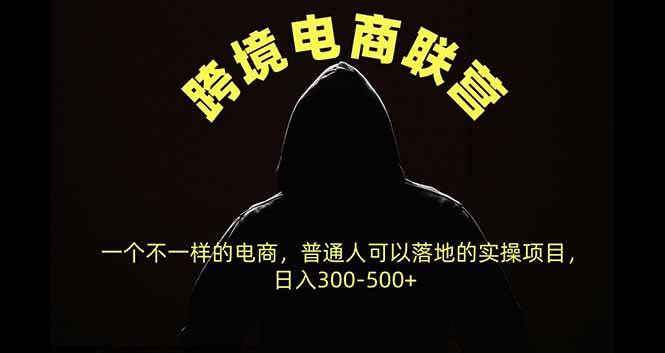 （20702期）跨境电商联营，一个不一样的电商，普通人可操作日入300-500+-星辰网创 - 网创副业项目资源站