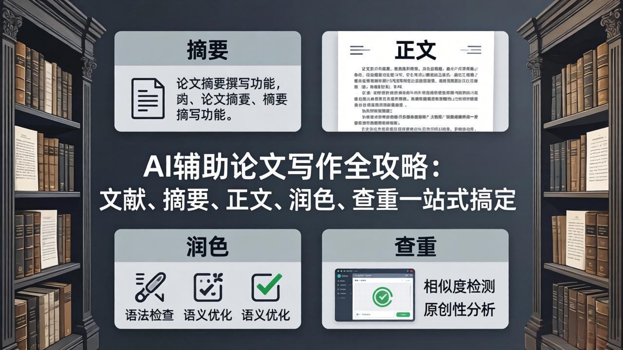AI辅助论文写作全攻略：文献、摘要、正文、润色、查重一站式搞定-星辰网创 - 网创副业项目资源站