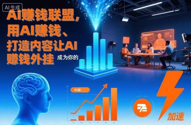 AI賺钱联盟,用AI賺钱、打造内容让AI成为你的賺钱外挂-星辰网创 - 网创副业项目资源站