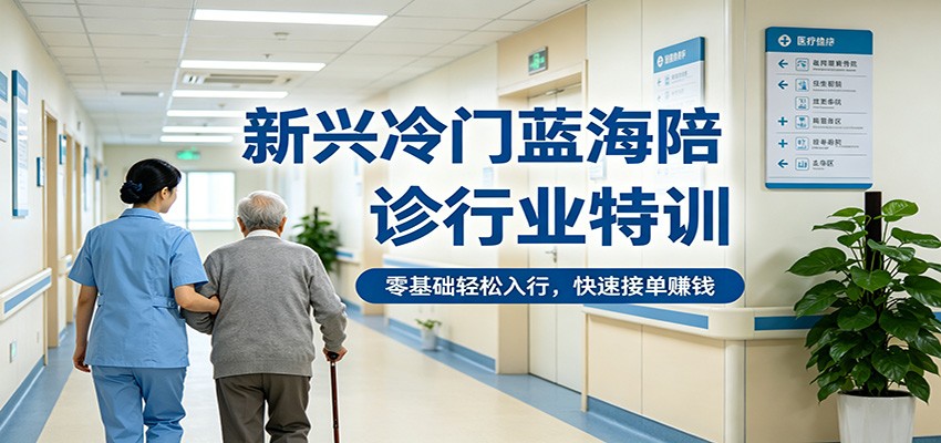 新兴冷门蓝海陪诊行业特训，零基础轻松入行，快速接单赚钱 - 星辰网创 - 网创副业项目资源站-星辰网创 - 网创副业项目资源站