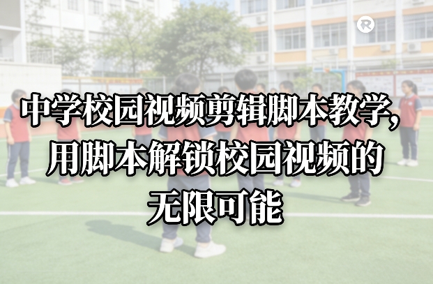 中学校园视频剪辑脚本教学,用脚本解锁校园视频的无限可能-星辰网创 - 网创副业项目资源站
