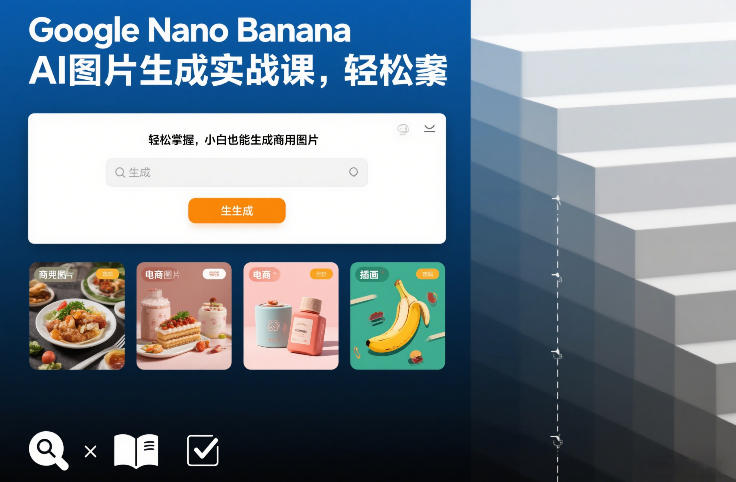 Google Nano Banana AI图片生成实战课,轻松掌握,小白也能生成商用图片-星辰网创 - 网创副业项目资源站